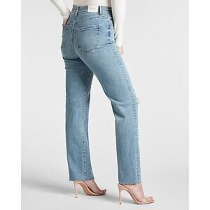 Express Original Straight Super High Rise Women's Jeans - Size 4R